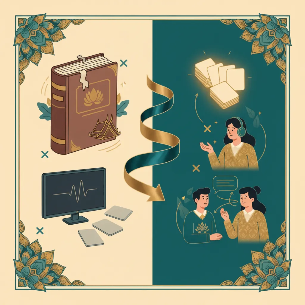 Journey from failed learning methods to effective Thai trip preparation