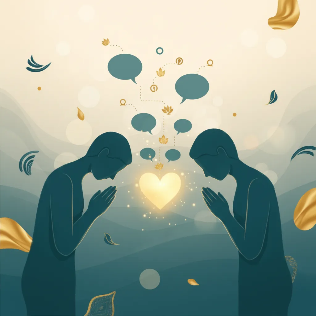 Traveler connecting with Thai locals through meaningful conversation